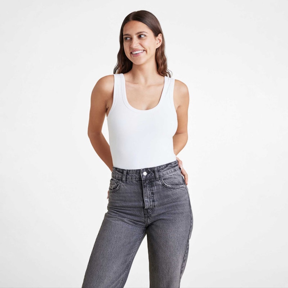 nuuds seamless scoop tank bodysuit